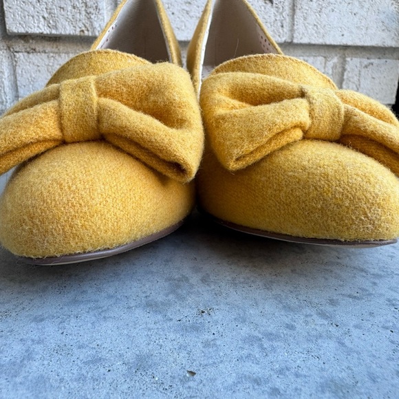 BAIT but another innocent tale Shoes Vintage Heels Bow Yellow Women’s Sz 6 NEW - Picture 6 of 14